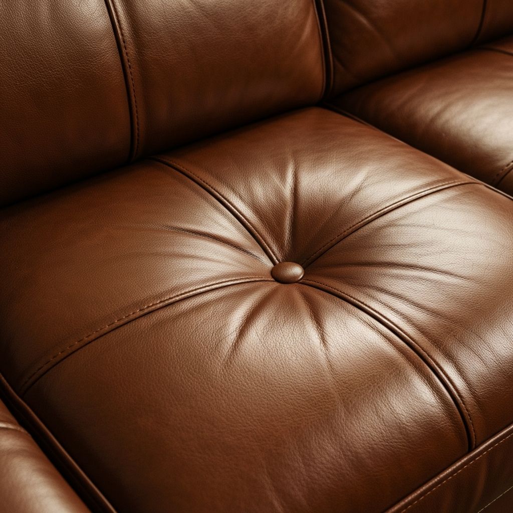 After: Leather restored